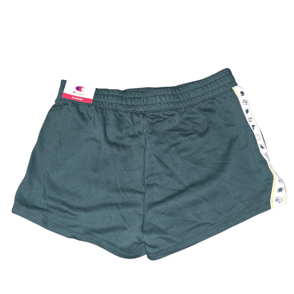 Champion Women's Dark Green Athletic Shorts with Logo Tape, Multiple Sizes, NWT! - Picture 2 of 4